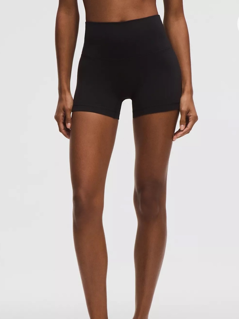 lululemon athletica Black High-Rise Bike Shorts